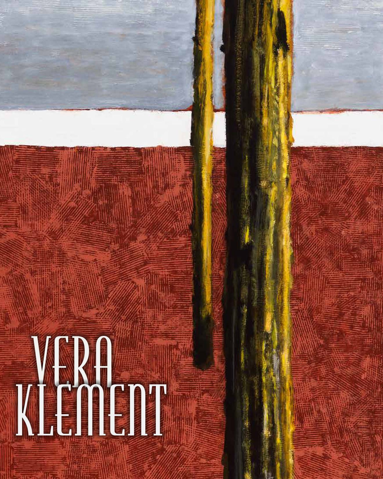 cover of Vera Klement exhibition catalog